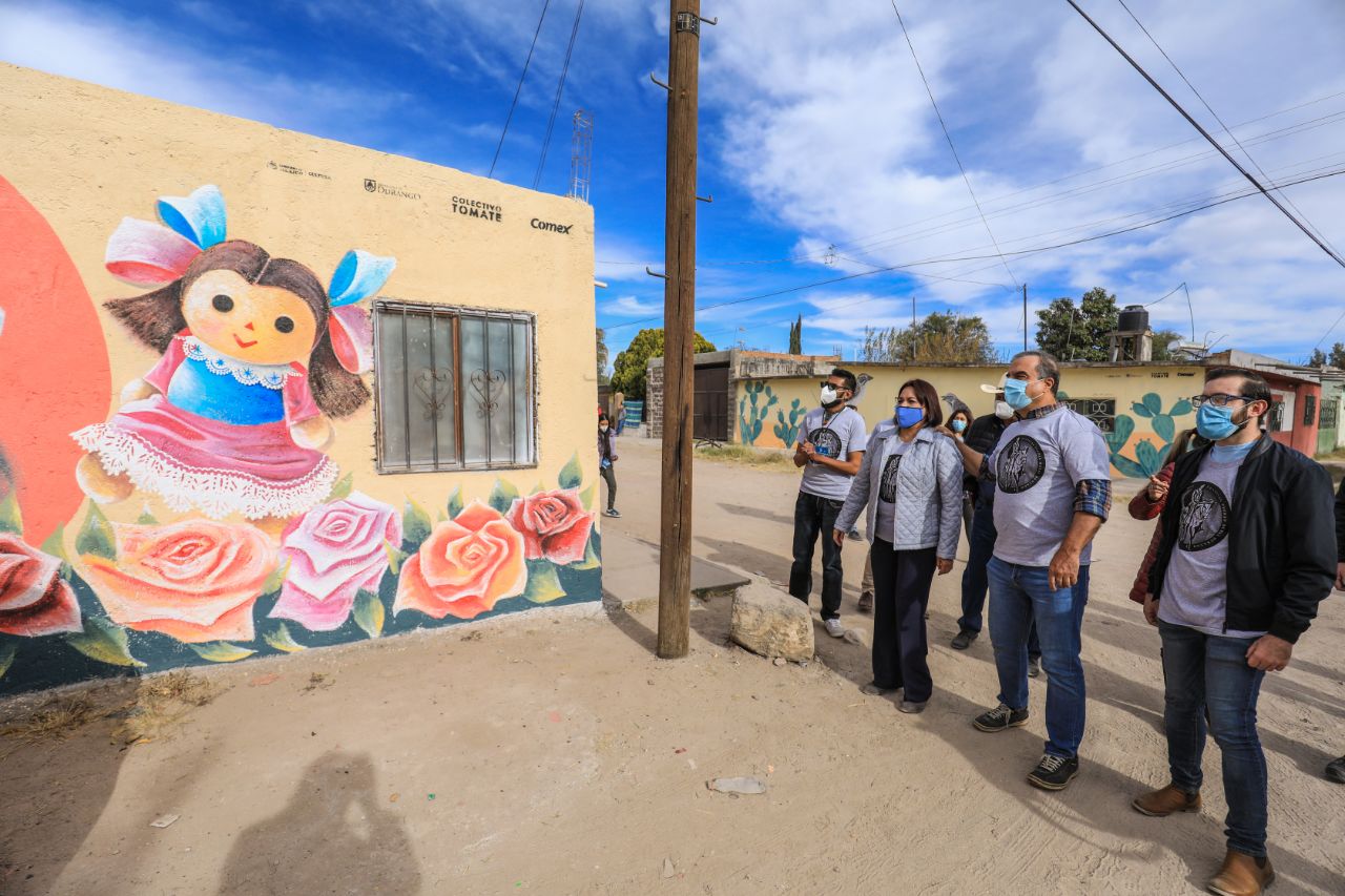 Festival Ciudad Mural Durango llena de arte y color a La Ferrería - Viva La  Noticia Durango