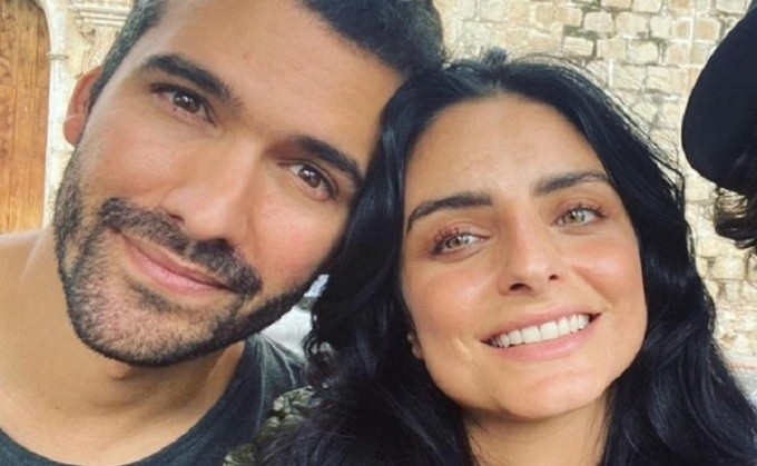 Aislinn Derbez y su novio