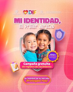 Lanzan campaña gratuita de registro de nacimiento en Durango